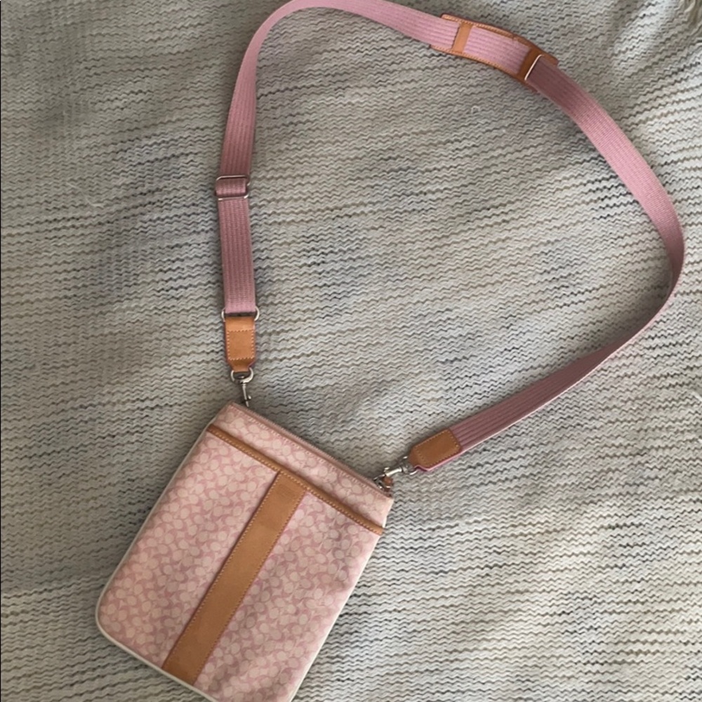 Pink Coach Crossbody